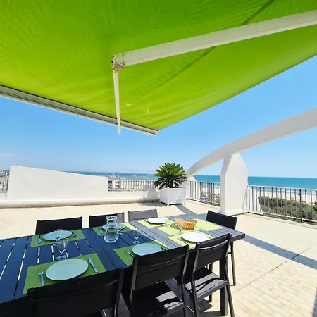 Rooftop Sur La Plage, Clim Et Wifi Fibre - Rossiconciergerie - Linge Inclus La Grande-Motte